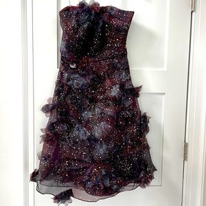 Marchesa Notte Strapless dress